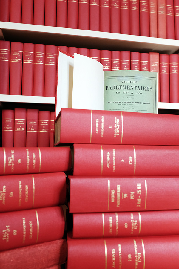 Les volumes des Archives parlementaires en version papier...